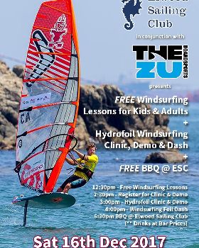 Windsurfing/Foiling day on 16th Dec at Elwood Sailing Club