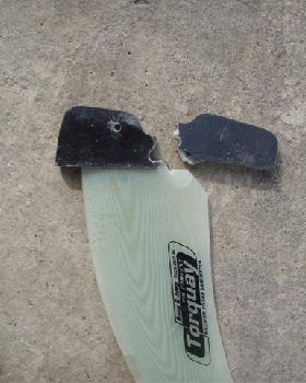broken fin