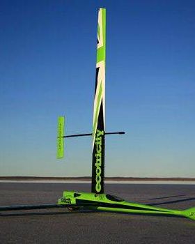 Land speed sailing record holder