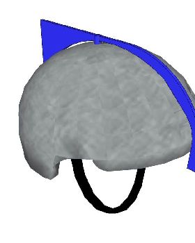 helmet vane