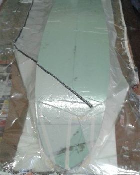 vac bagging bottom PVC on