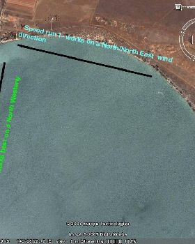 Lake Bonney Speed spots (Northern end of lake)