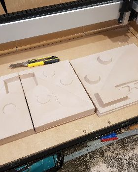 FF22 Core box pattern