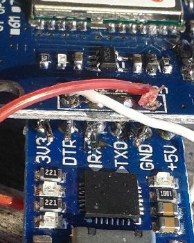 RX TX terminals