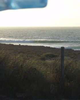 Sunset on fencies at The Gloo