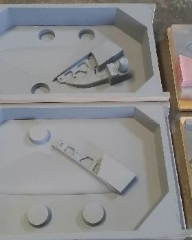 Final box patterns ready for casting FF22