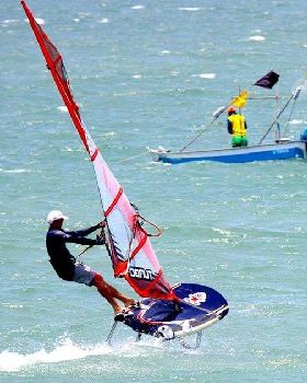 A board going 42.7 knots in 12 knots wind??