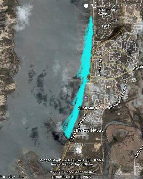 checked out this google earth, layed out my 31.88knt NM PB. yyyyyyyeeeeeeeehhhhhhhh