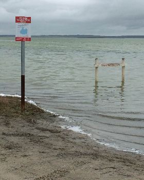 lake george level June 2018 - 2