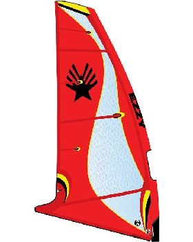 2xs ezzy hydra windsurf sail red