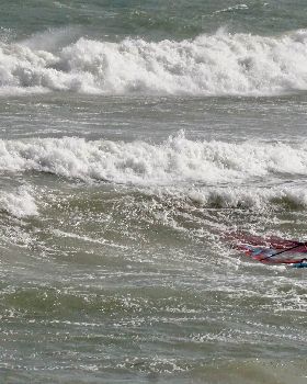 From the shore on Saturday 4th August