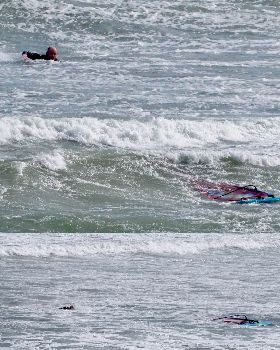 From the shore on Saturday 4th August