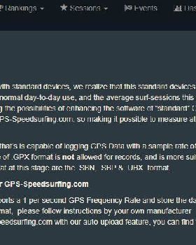 Speedsurfing
