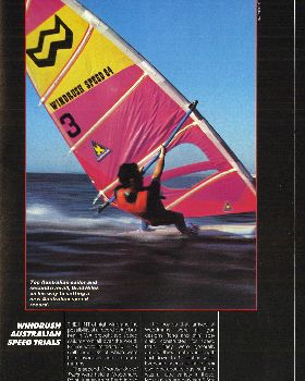 windrush speed trials