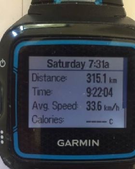 Garmin screen