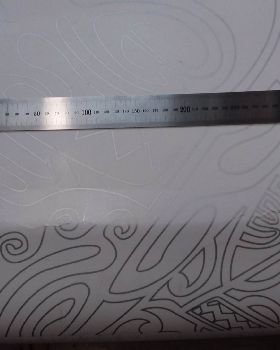 This crack continues from 1st ding and moves about 2mm when pushed