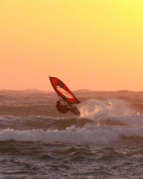 sailing into the sunset