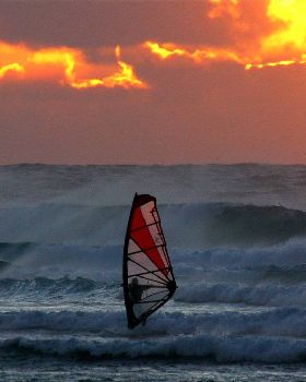 sunset at gnaraloo