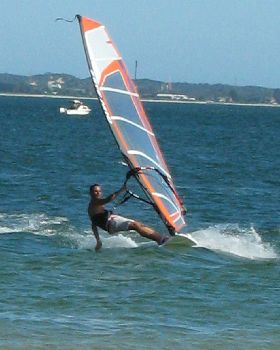 Windsurfing at Botany Bay