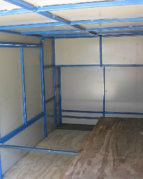 Windsurfer enclosed box for 8'x4' trailer.