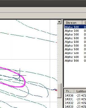 Carindales gybe at 50m