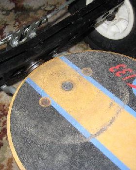 Mounting a mast base to a land/mountainboard