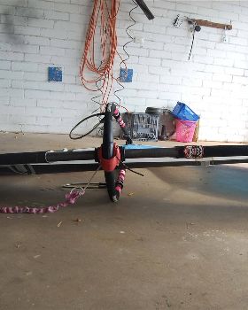 SF rigged for light wind