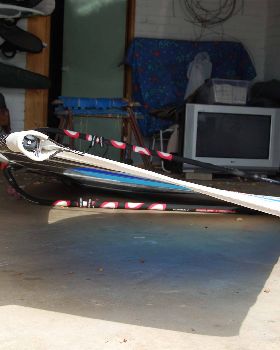 SF rigged for mid wind