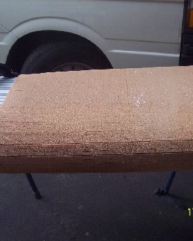 contured divinacell on fiberglass backing