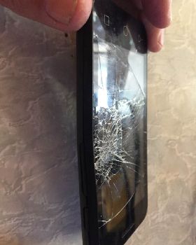 Phone after crash