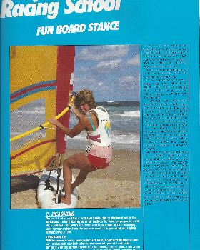 Scan Windsurfer Eva Stub p2 Funboard stance