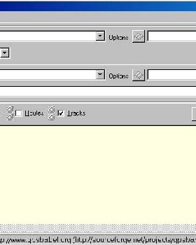 screenshot of GPSBabel windows GUI