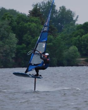 GPS Speed Foiling at 28.4 knots