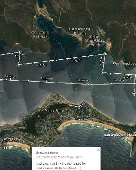 2019-08-18 SaltPanPt to LionIs & return 1415-1545 correction
