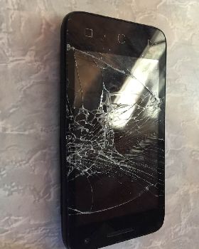 Smashed Android Phone