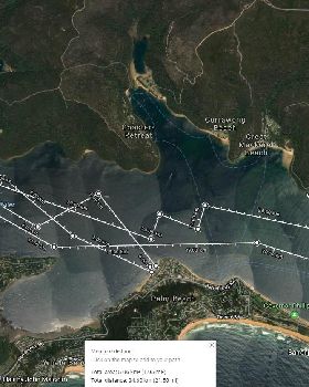 2019-09-14 SaltPan to SandPt to ScotlandIs to nearLionIs to nearSandPt & return 1200-1545 correction