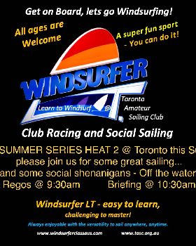2019/2020 Windsurfer City Summer Series Heat 2 Toronto