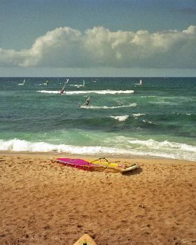 Duck Gybe at Hookipa 1991