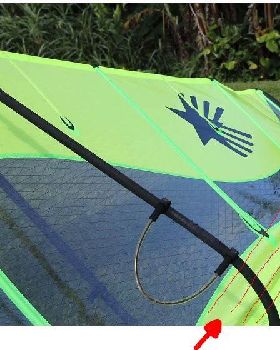 Ezzy Hydra w mast luff wrinkles and downhaul