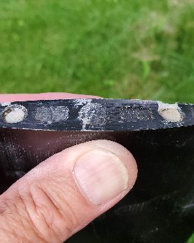 sheared bolts in foil mast