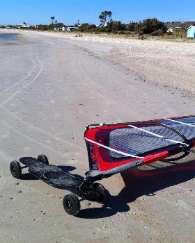 Beach land sailing