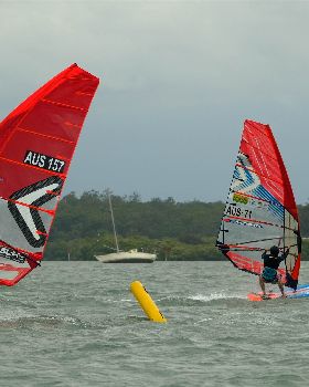 Qld State Slalom Titles - Foil Action