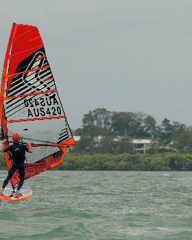 Qld State Slalom Titles - Foil Action