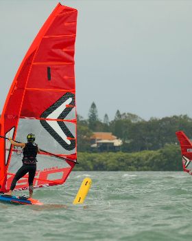 Qld State Slalom Titles - Foil Action