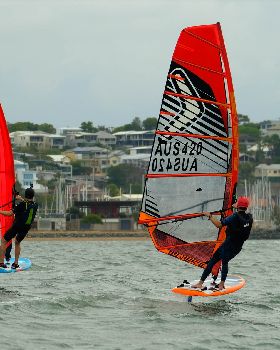 Qld State Slalom Titles - Foil Action
