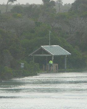 Sady Point super high tide storm surge 02-07-08