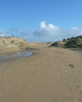 High tide aftermarth at sandy point