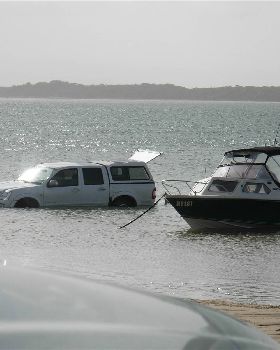 Inlet Parking, fish from your car!
