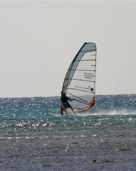 Broad reach on a light day