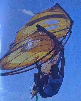 Foresail windsurfer